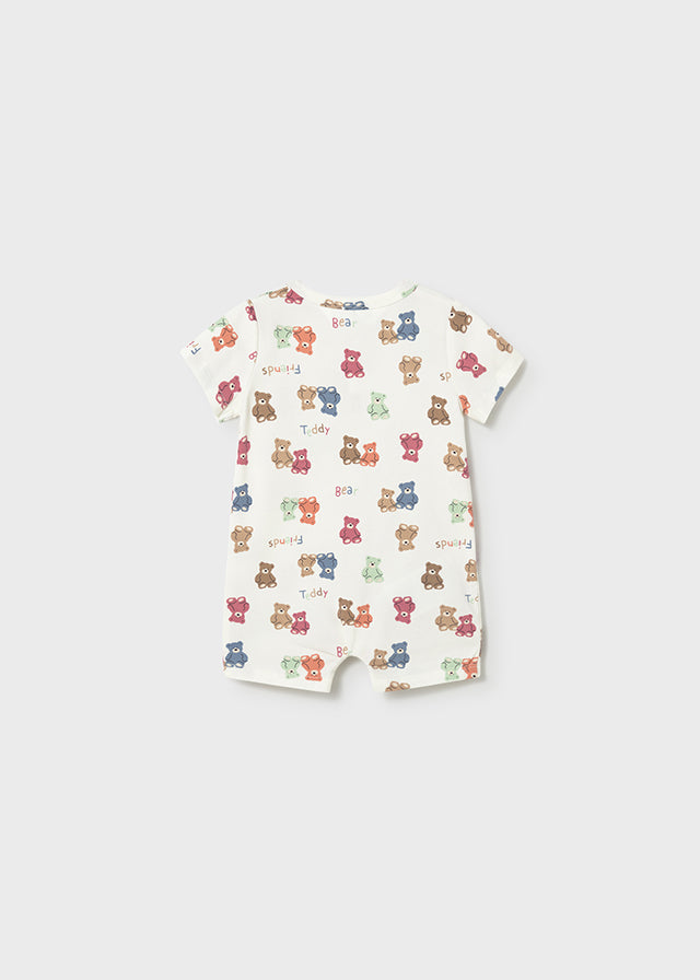 Mayoral Newborn Boy Romper \ Bears Rompers & Coveralls Mayoral Bear Print 0-1 Months