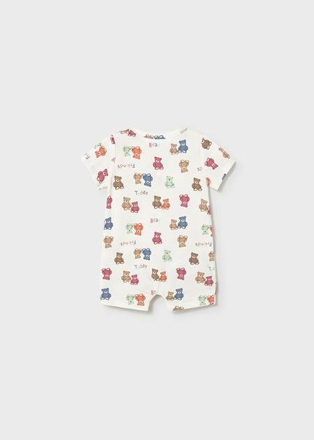 Mayoral Newborn Boy Romper \ Bears Rompers & Coveralls Mayoral Bear Print 0-1 Months
