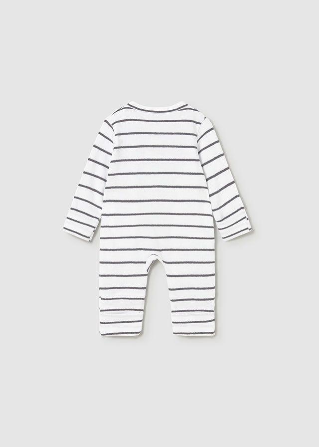 Mayoral Newborn Boy Striped One-Piece