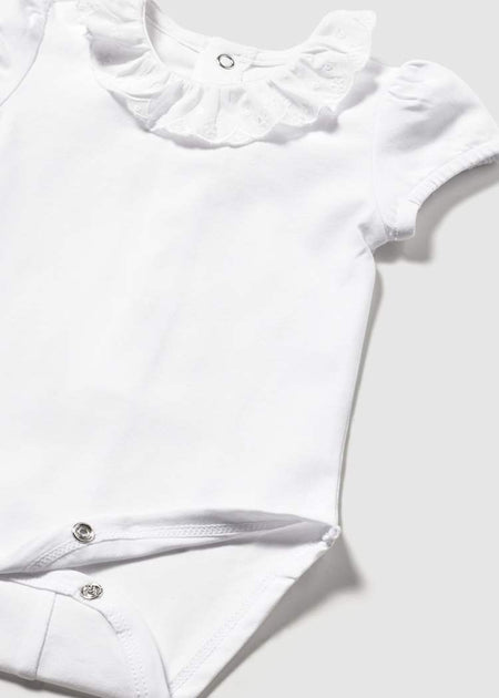 Newborn Girl Ruffled Bodysuit Clothing - Infant Mayoral