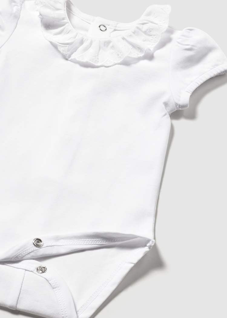 Newborn Girl Ruffled Bodysuit Clothing - Infant Mayoral