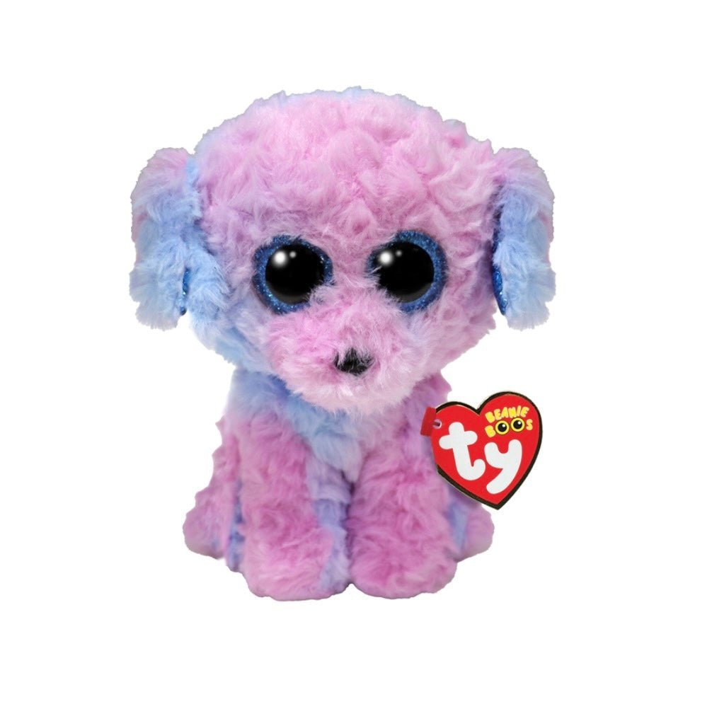 Beanie Bellies Stuffed Animals TY Flora - Multi-Colored Poodle