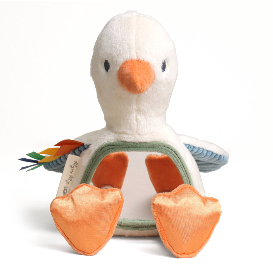 Itzy Bitzy Mirror™ Sensory Tummy Time Mirror - Goose Activity Toys Itzy Ritzy