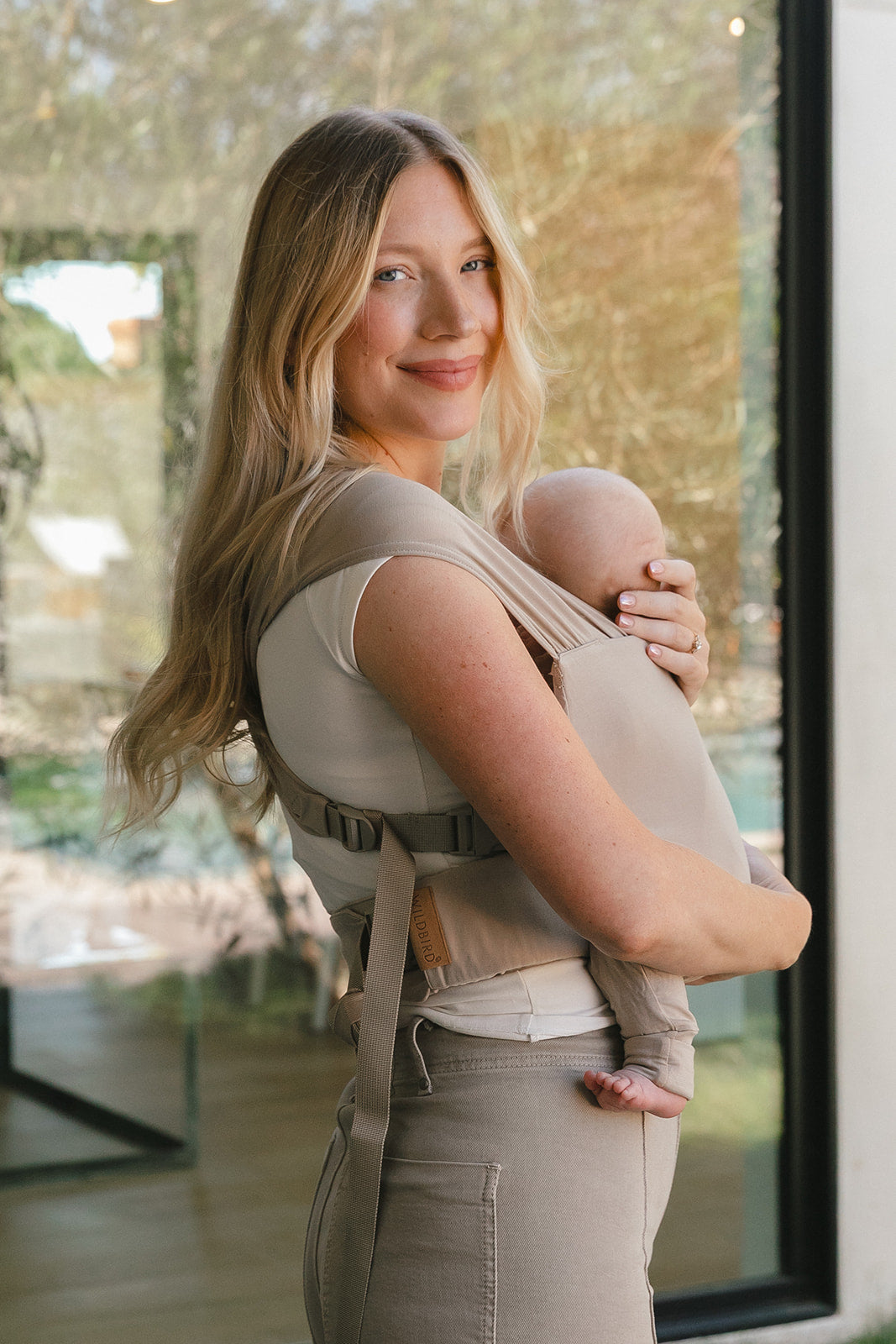 Desert Lark - Aerial Newborn Buckle Wrap Slings & Carriers WildBird