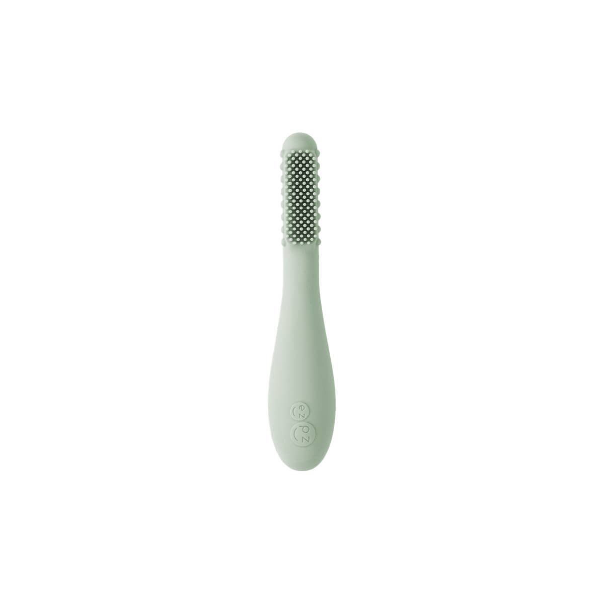 Baby-Led™ Toothbrush (Baby 3+ months) Pacifiers & Teethers ezpz Sage