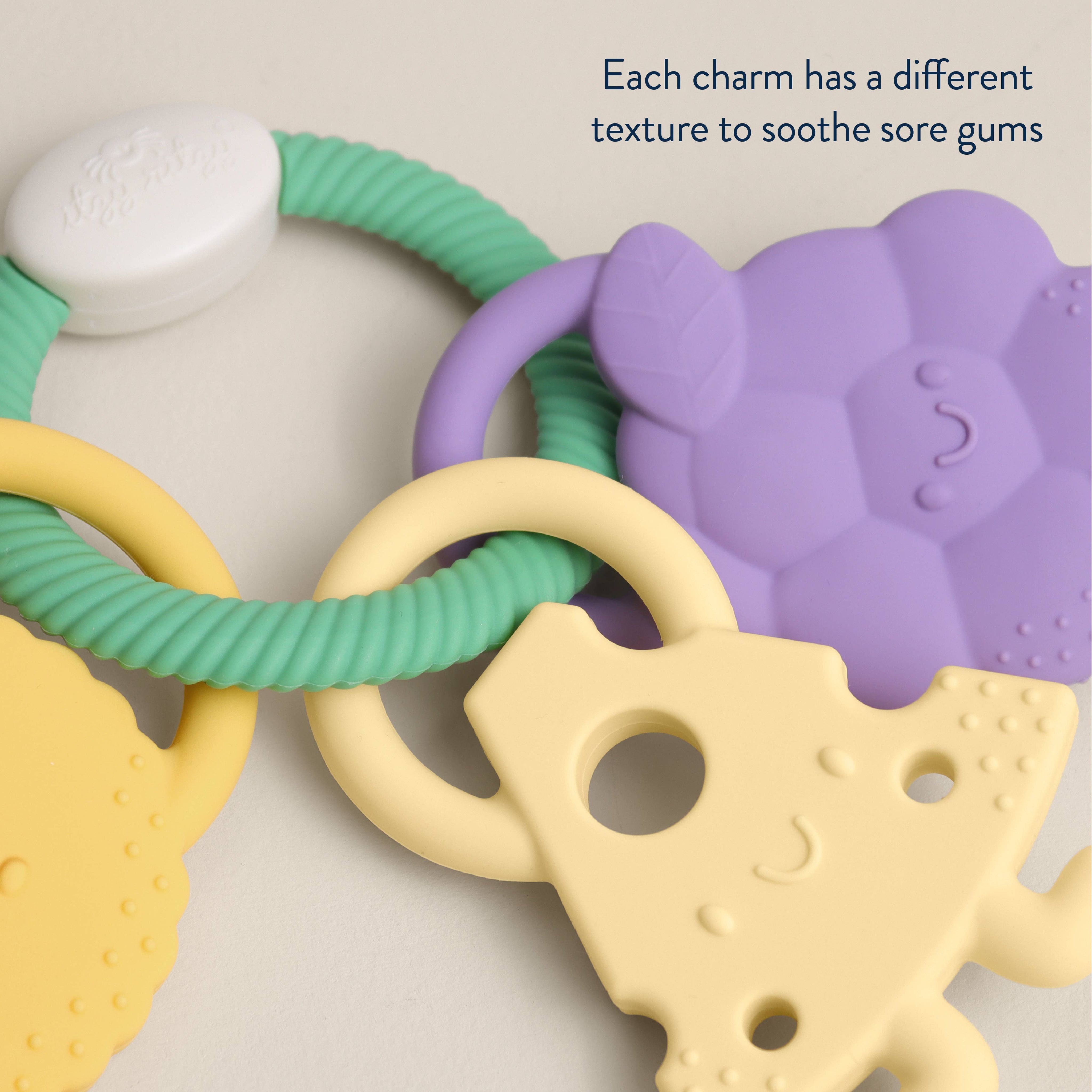 Itzy Trio™ Multi-textured Silicone Teether Charcuterie Activity Toys Itzy Ritzy
