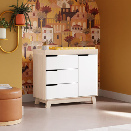 Hudson 3-Drawer Changer Dresser with Removable Changing Tray Dressers Babyletto