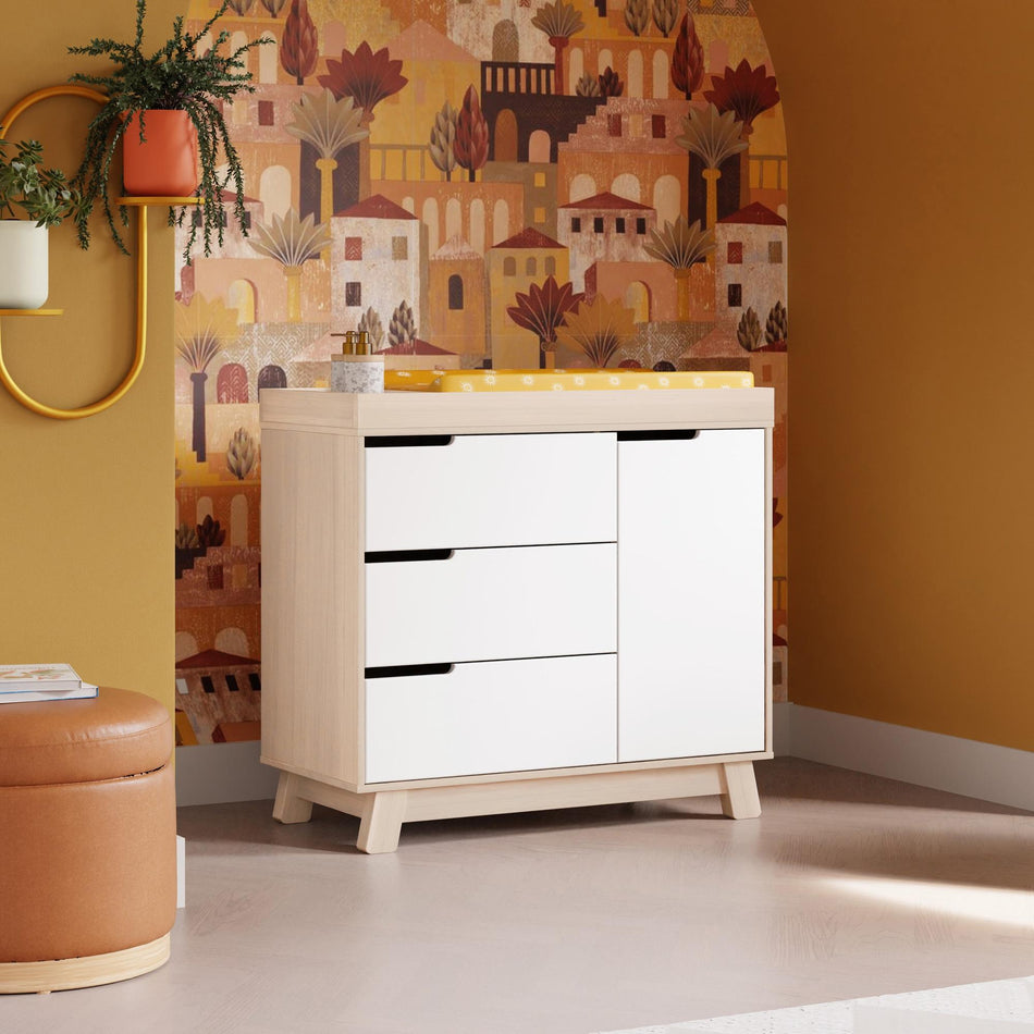 Hudson 3-Drawer Changer Dresser with Removable Changing Tray Dressers Babyletto