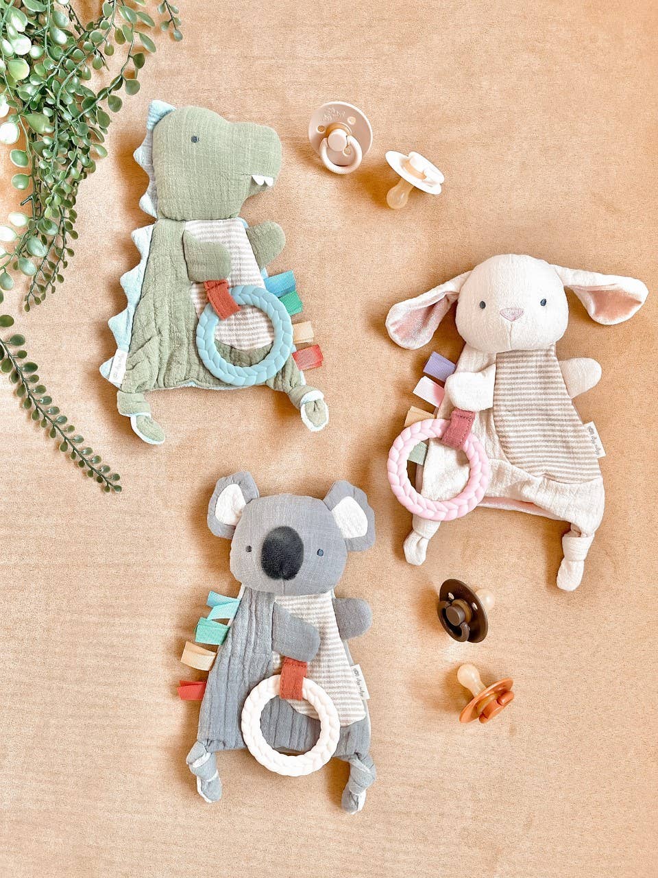Bitzy Crinkle™ Sensory Toy with Teether Pacifiers & Teethers Itzy Ritzy