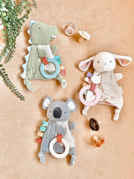 Bitzy Crinkle™ Sensory Toy with Teether Pacifiers & Teethers Itzy Ritzy