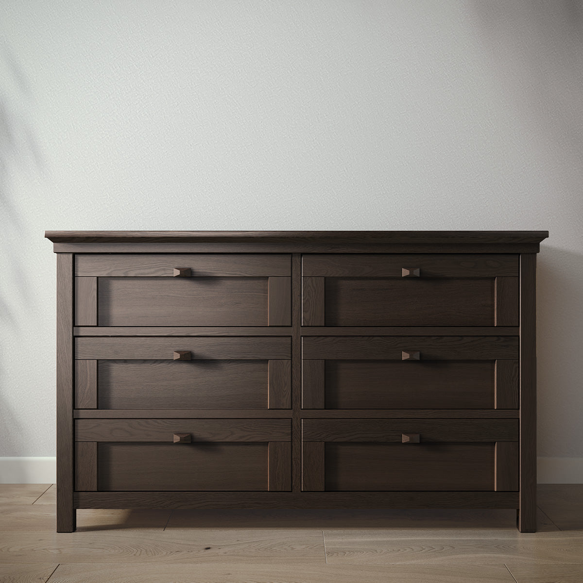 Romina Karisma Double Dresser Dressers Romina Furniture Aqua Grey Karisma (Default - Finish Match)