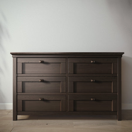 Romina Karisma Double Dresser Dressers Romina Furniture Aqua Grey Karisma (Default - Finish Match)