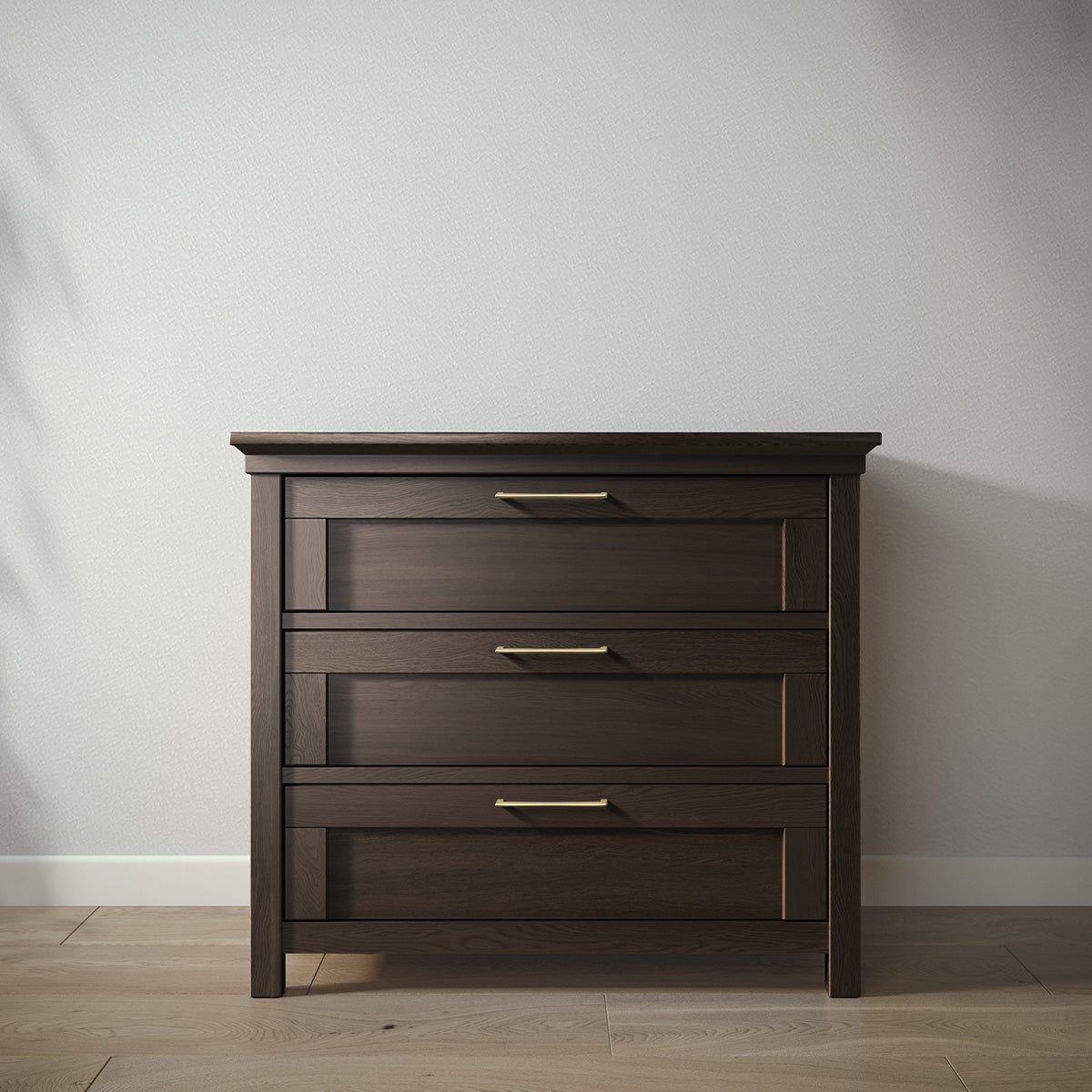 Romina Karisma Single Dresser Dressers Romina Furniture Aqua Grey Bar Handle - Gold