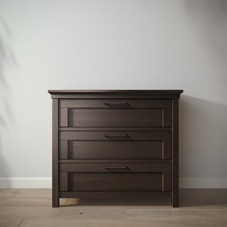 Romina Karisma Single Dresser Dressers Romina Furniture Aqua Grey Bar Handle - Matte Black