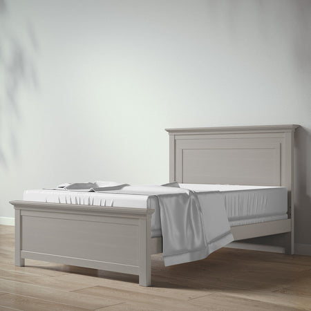 Romina Karisma Full Bed / Solid Back Beds - Full Romina Furniture Ash