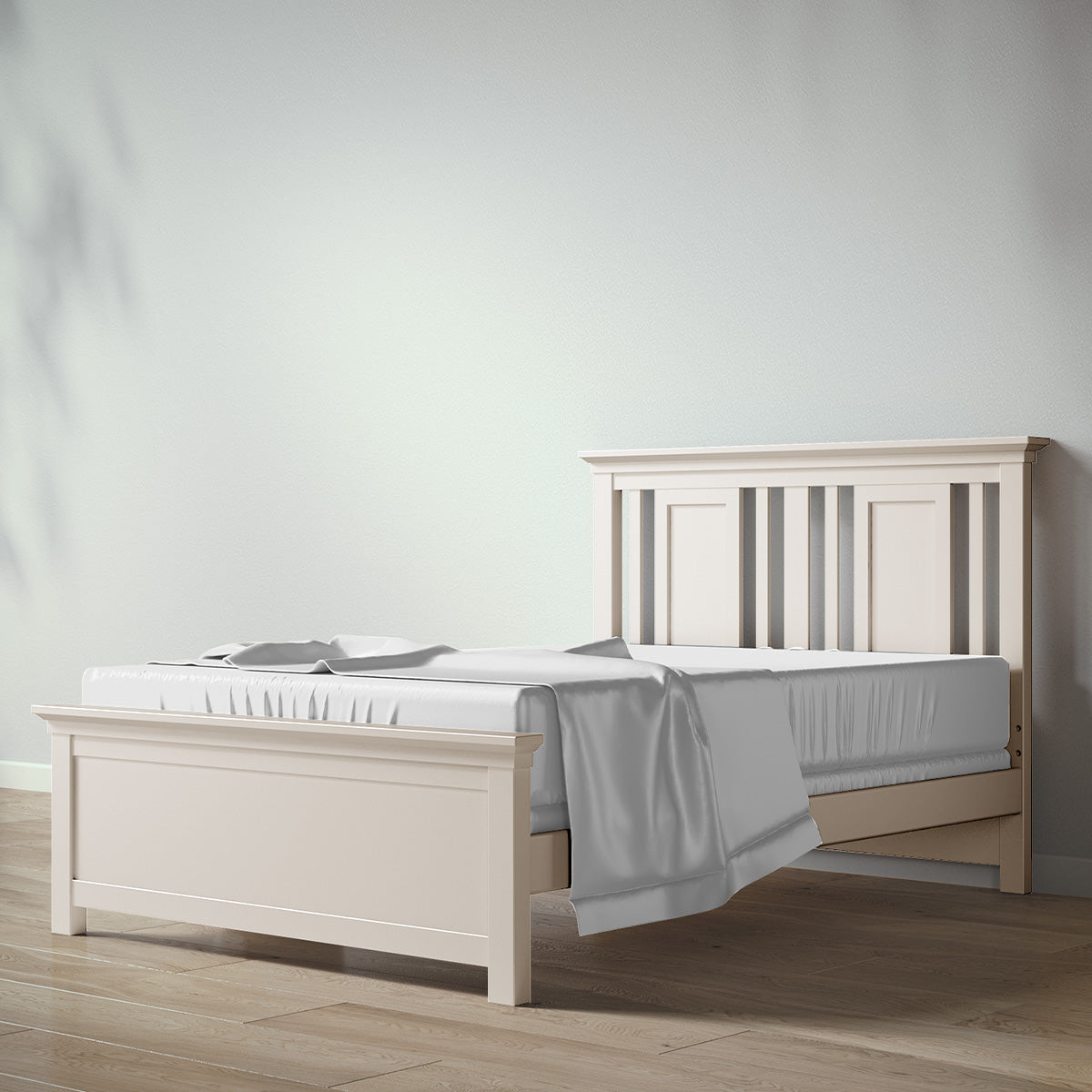 Romina Karisma Full Bed Beds - Full Romina Furniture Bianco Satinato