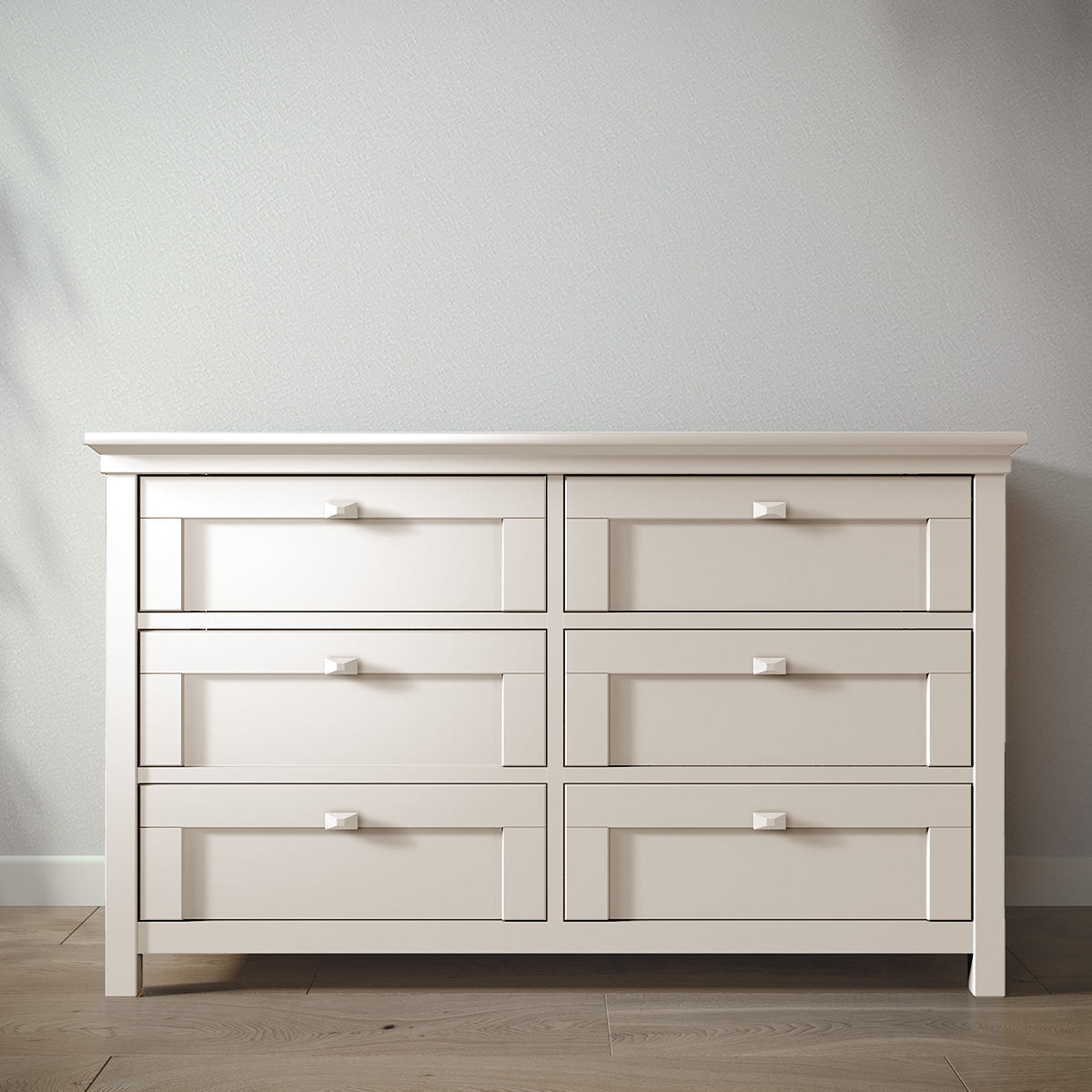 Romina Karisma Double Dresser Dressers Romina Furniture Bianco Satinato Karisma (Default - Finish Match)