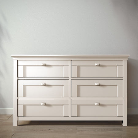 Romina Karisma Double Dresser Dressers Romina Furniture Bianco Satinato Karisma (Default - Finish Match)