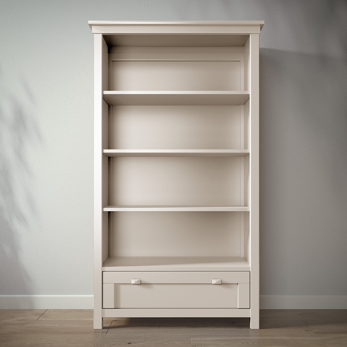 Romina Karisma Bookcase Bookcases Romina Furniture Bianco Satinato Karisma (Default - Finish Match)
