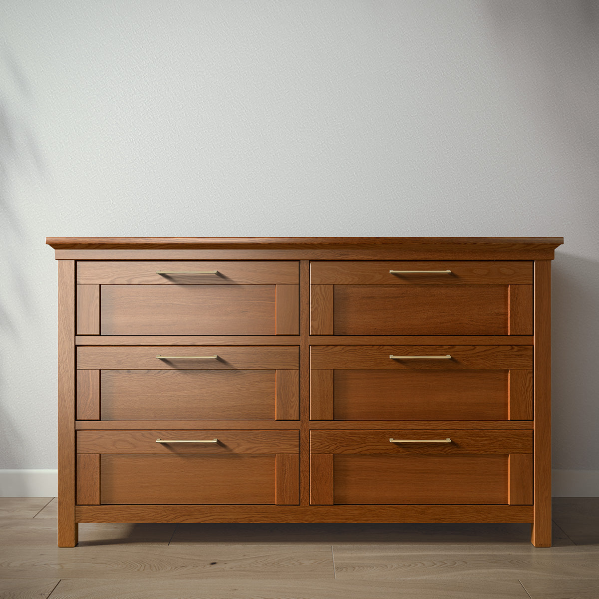 Romina Karisma Double Dresser Dressers Romina Furniture Bruno Antico Bar Handle - Gold