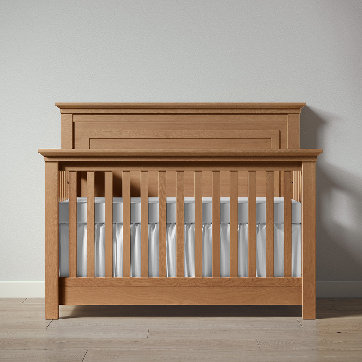 Romina Karisma Convertible Crib / Solid Back Cribs Romina Furniture Harvest