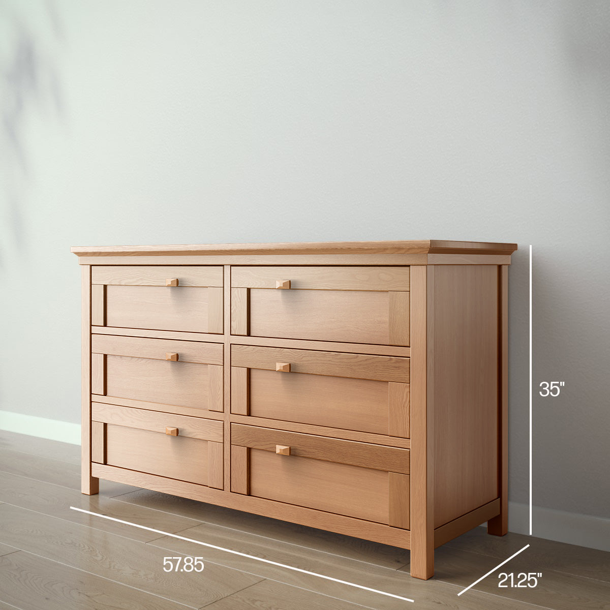 Romina Karisma Double Dresser Dressers Romina Furniture