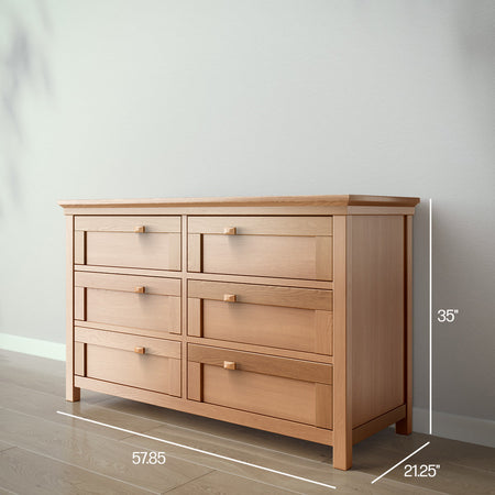 Romina Karisma Double Dresser Dressers Romina Furniture