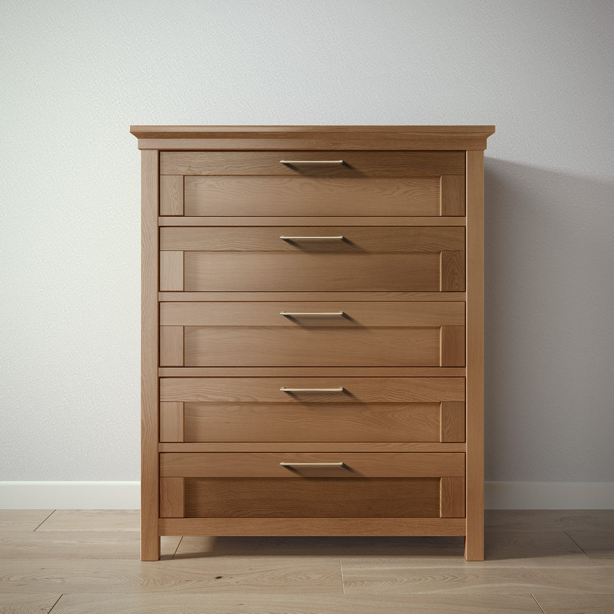 Romina Karisma Tall Chest Dressers Romina Furniture Harvest Bar Handle - Gold