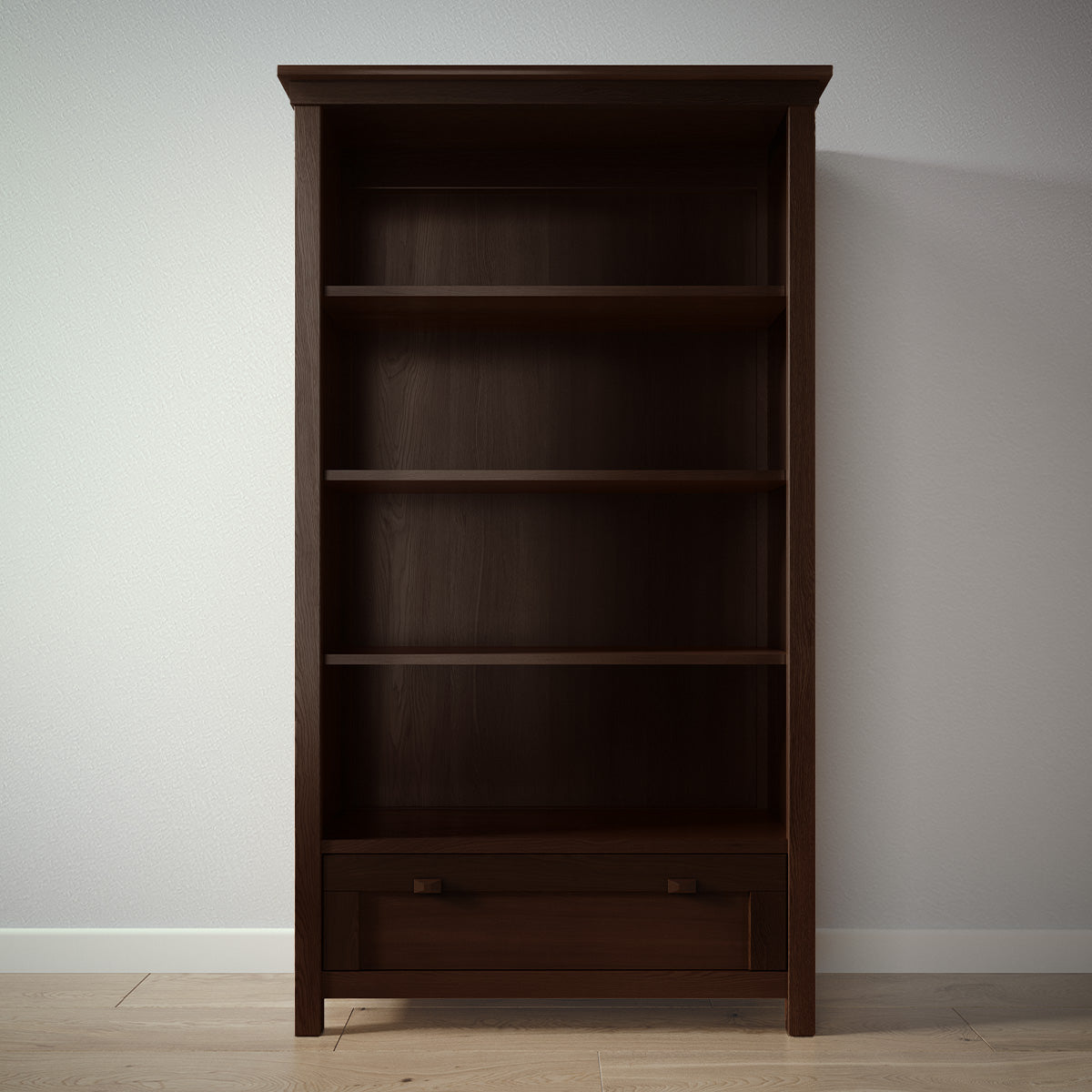 Romina Karisma Bookcase Bookcases Romina Furniture Nocello Karisma (Default - Finish Match)