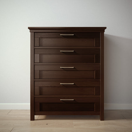 Romina Karisma Tall Chest Dressers Romina Furniture Nocello Bar Handle - Gold