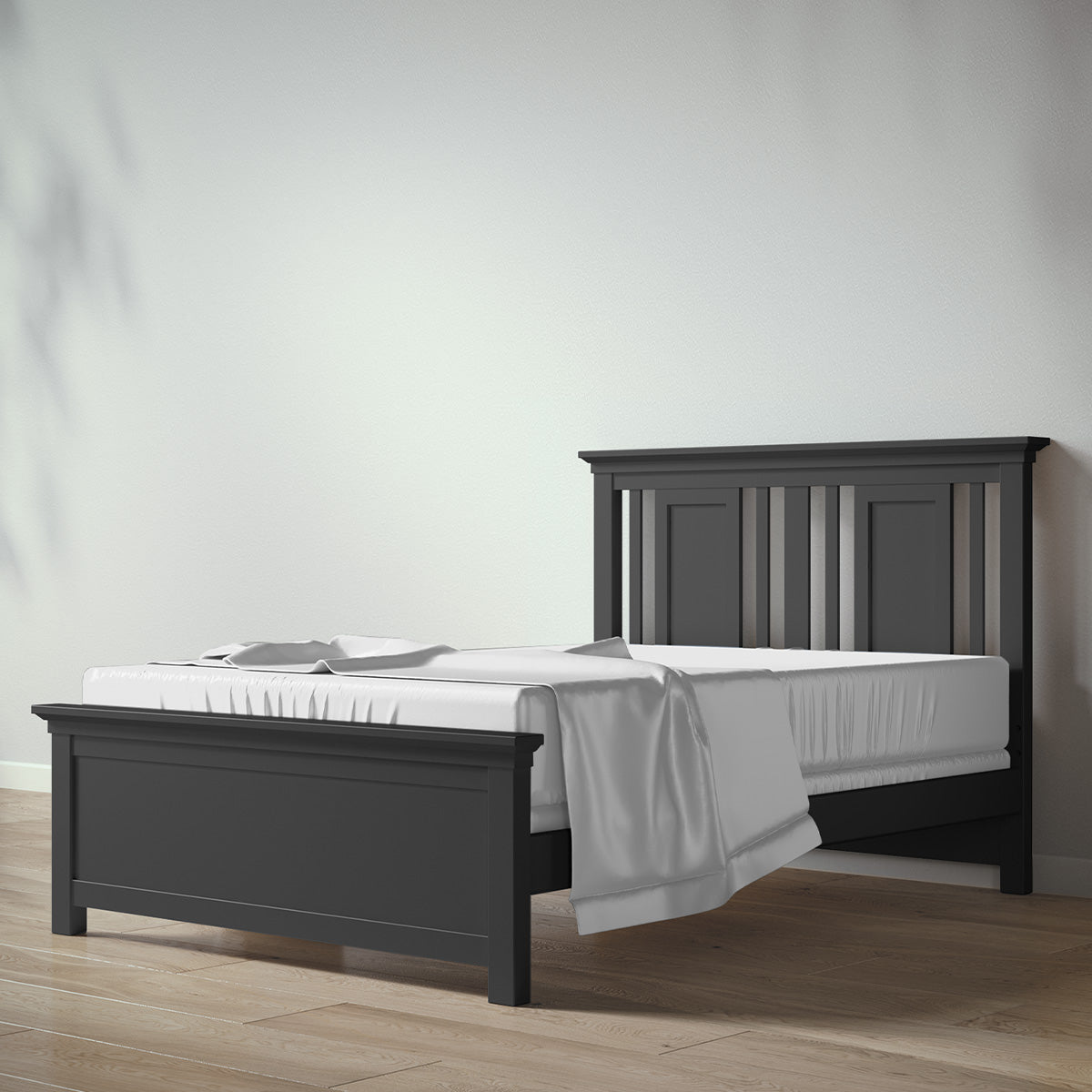 Romina Karisma Full Bed Beds - Full Romina Furniture Peppercorn