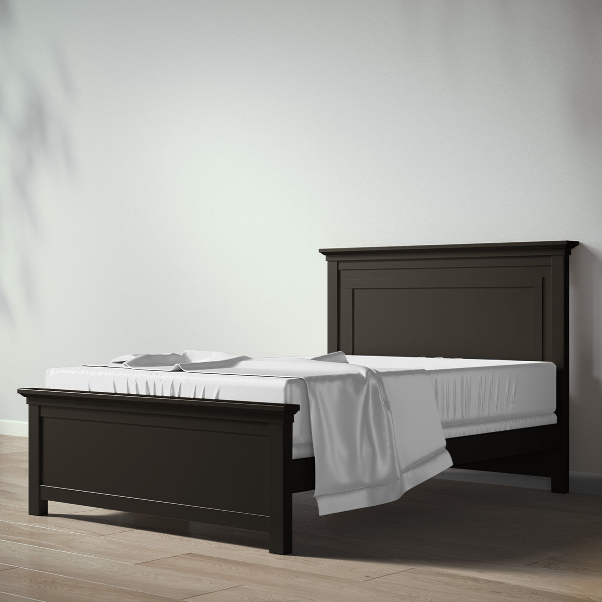 Romina Karisma Full Bed / Solid Back Beds - Full Romina Furniture Peppercorn