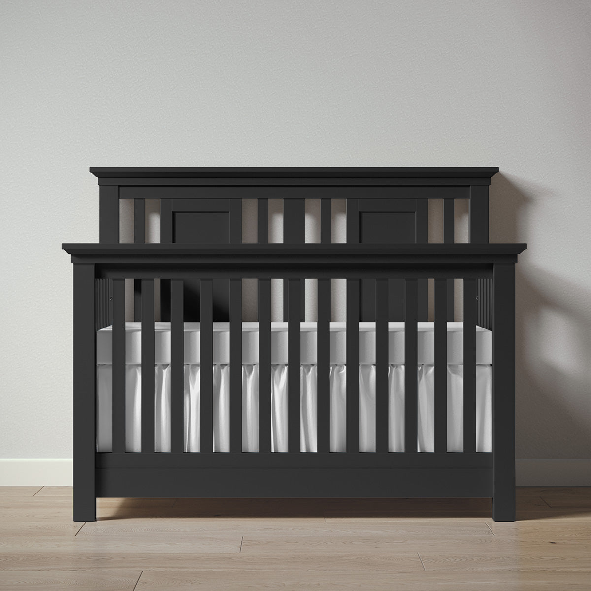 Romina Karisma Convertible Crib / Open Back Cribs Romina Furniture Peppercorn