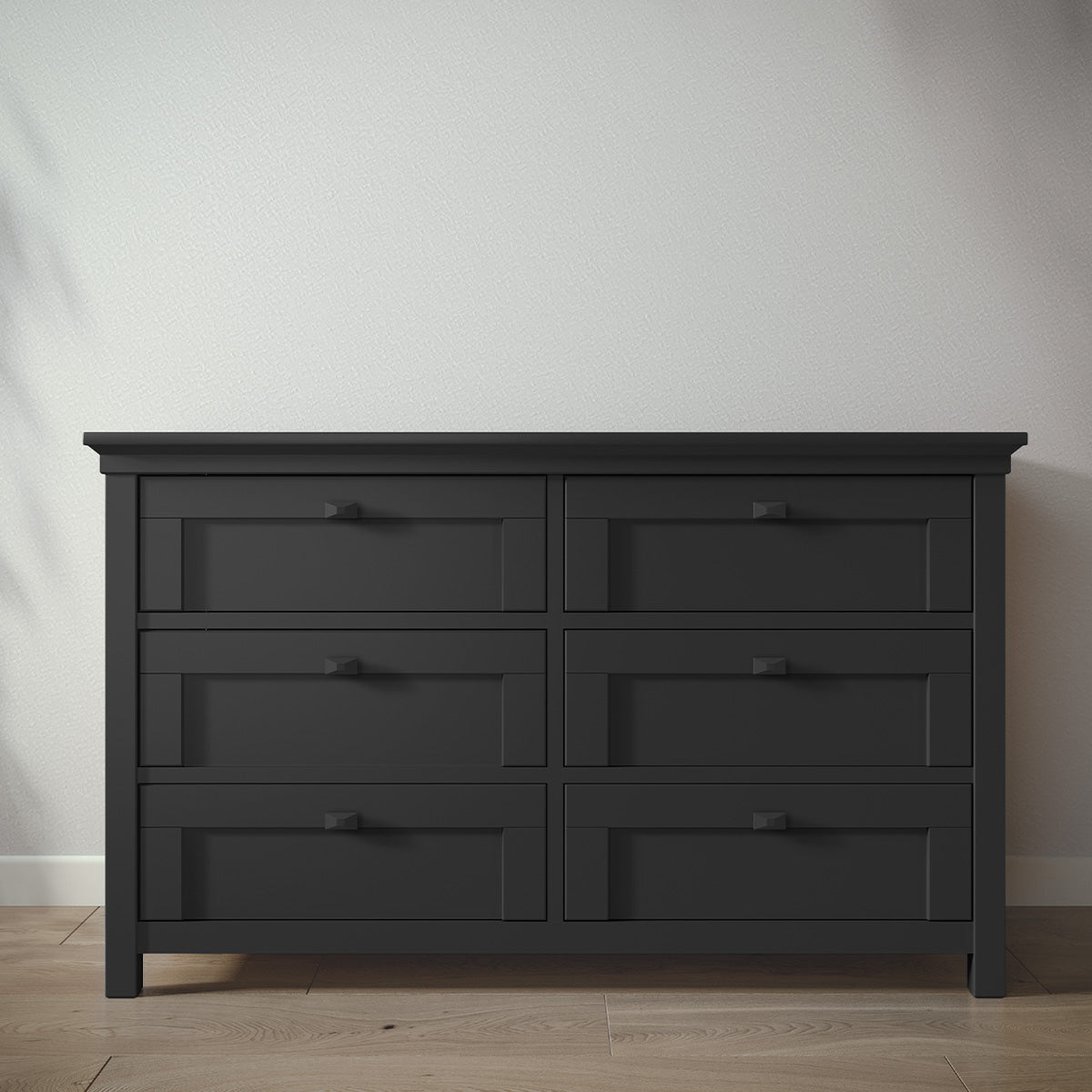 Romina Karisma Double Dresser Dressers Romina Furniture Peppercorn Karisma (Default - Finish Match)