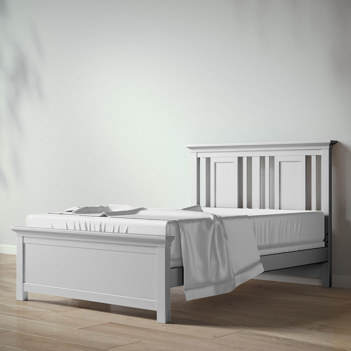 Romina Karisma Full Bed Beds - Full Romina Furniture Solid White