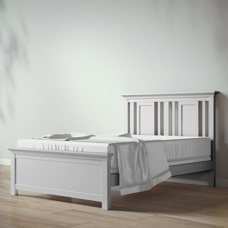 Romina Karisma Full Bed Beds - Full Romina Furniture Solid White