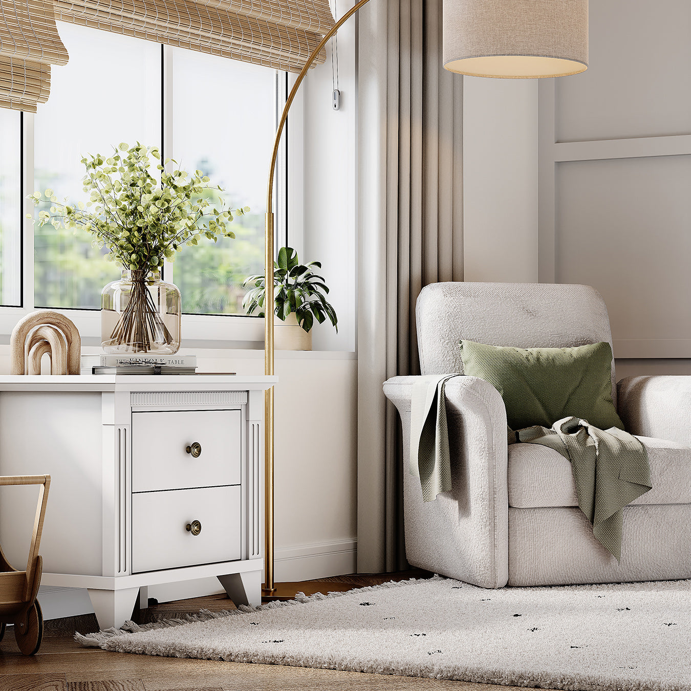 Edison Nightstand | Nursery Side Table Nightstands Silva Furniture