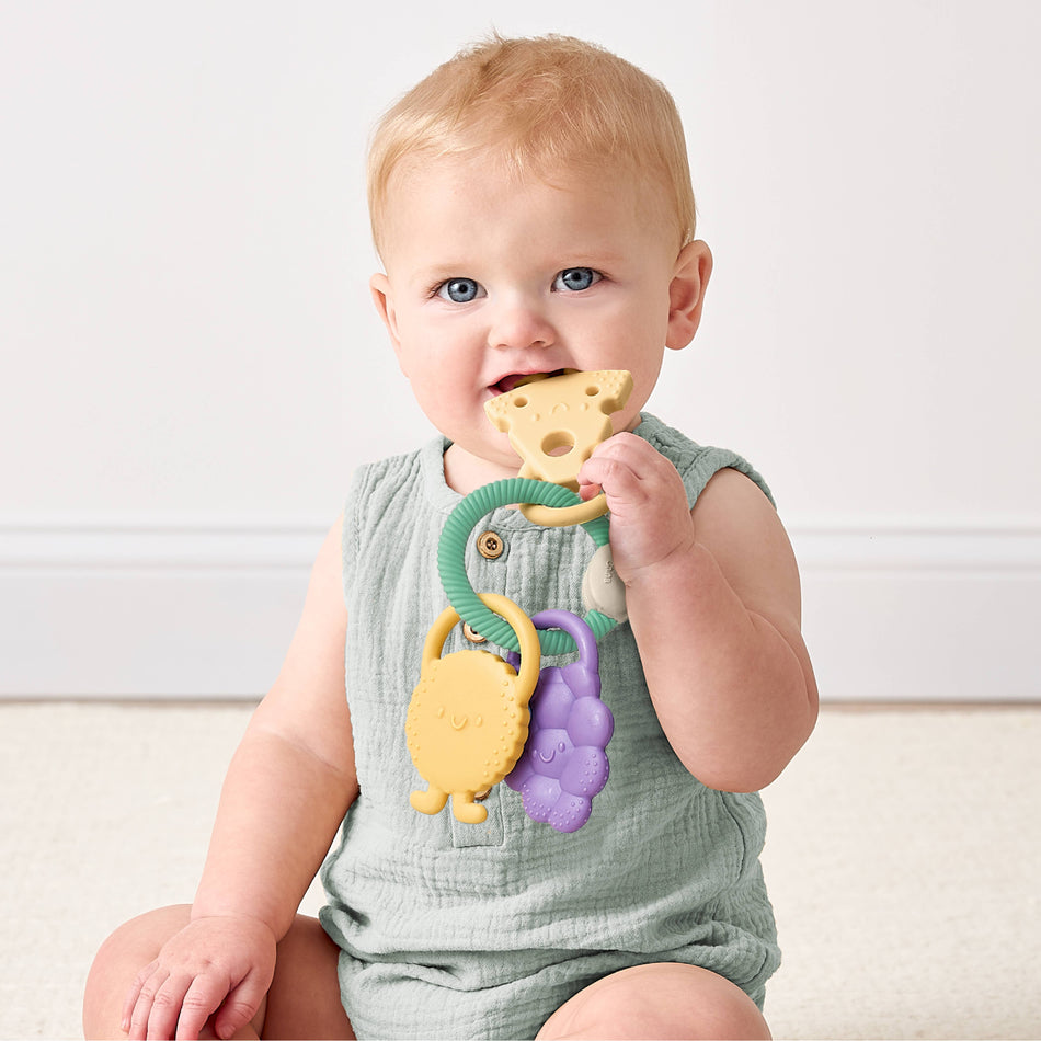 Itzy Trio™ Multi-textured Silicone Teether Charcuterie Activity Toys Itzy Ritzy