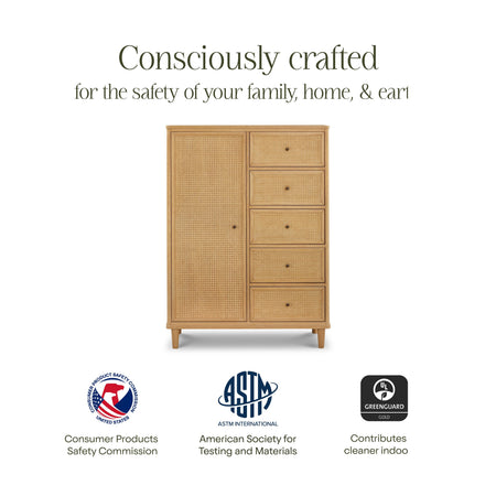 Marin with Cane Chifforobe Dressers Namesake
