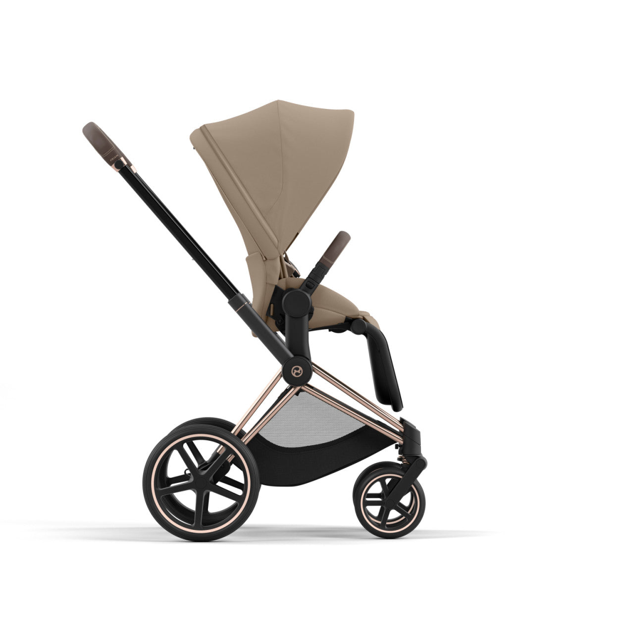 Cybex Priam 4 Stroller w/ Rose Gold Frame - Leaf Green