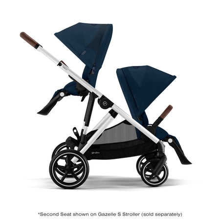 cybex side by side stroller Cybex Gazelle S Stroller Stone Grey/ Silver Frame