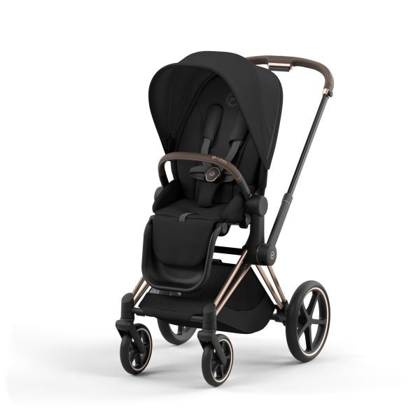Cybex Priam 4 Stroller w/ Rose Gold Frame - Cozy Beige