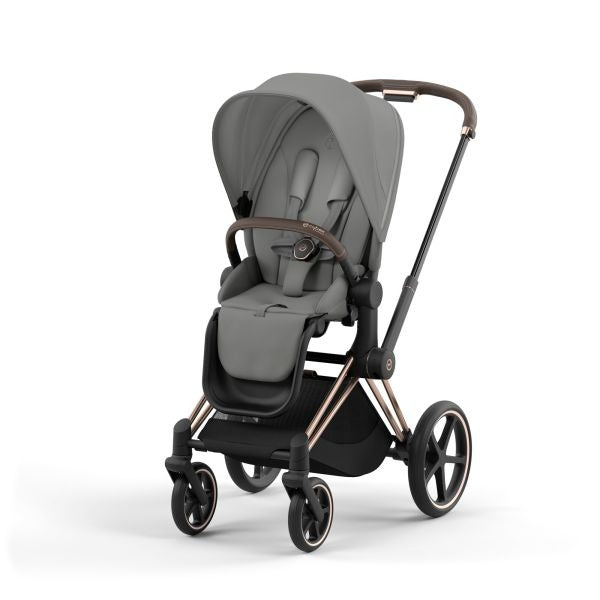 Cybex Priam 4 Stroller w/ Rose Gold Frame - Cozy Beige