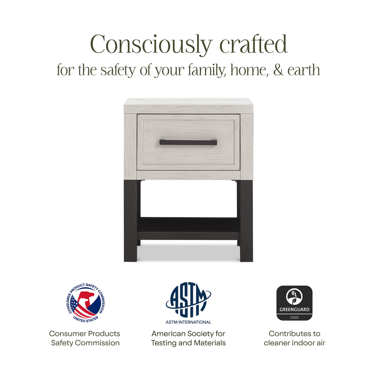 Monogram by Namesake Newbern Nightstand Nightstands Namesake