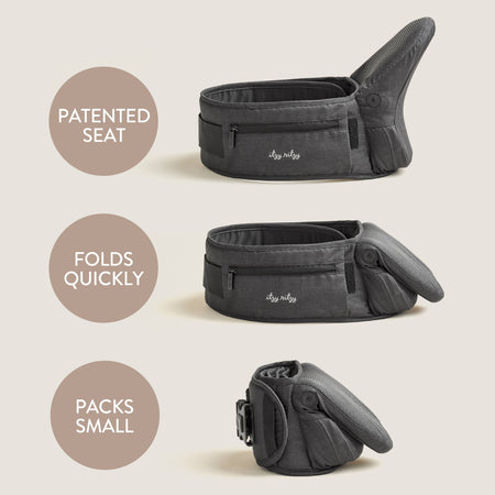 Itzy Hold & Fold™ - Hip Seat Carrier Slings & Carriers Itzy Ritzy