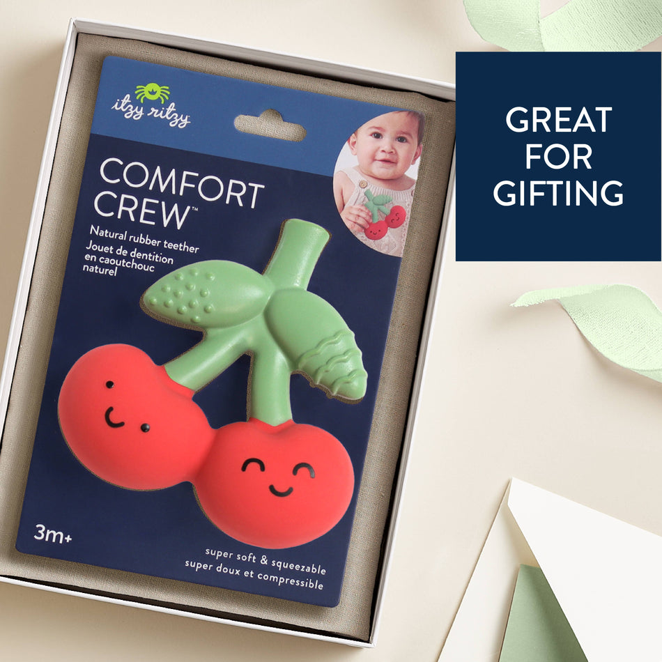 Comfort Crew™ Cherries Pacifiers & Teethers Itzy Ritzy