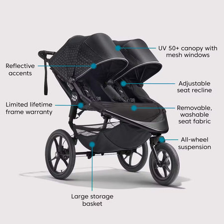 Summit X3 Double Stroller Strollers - Double Baby Jogger