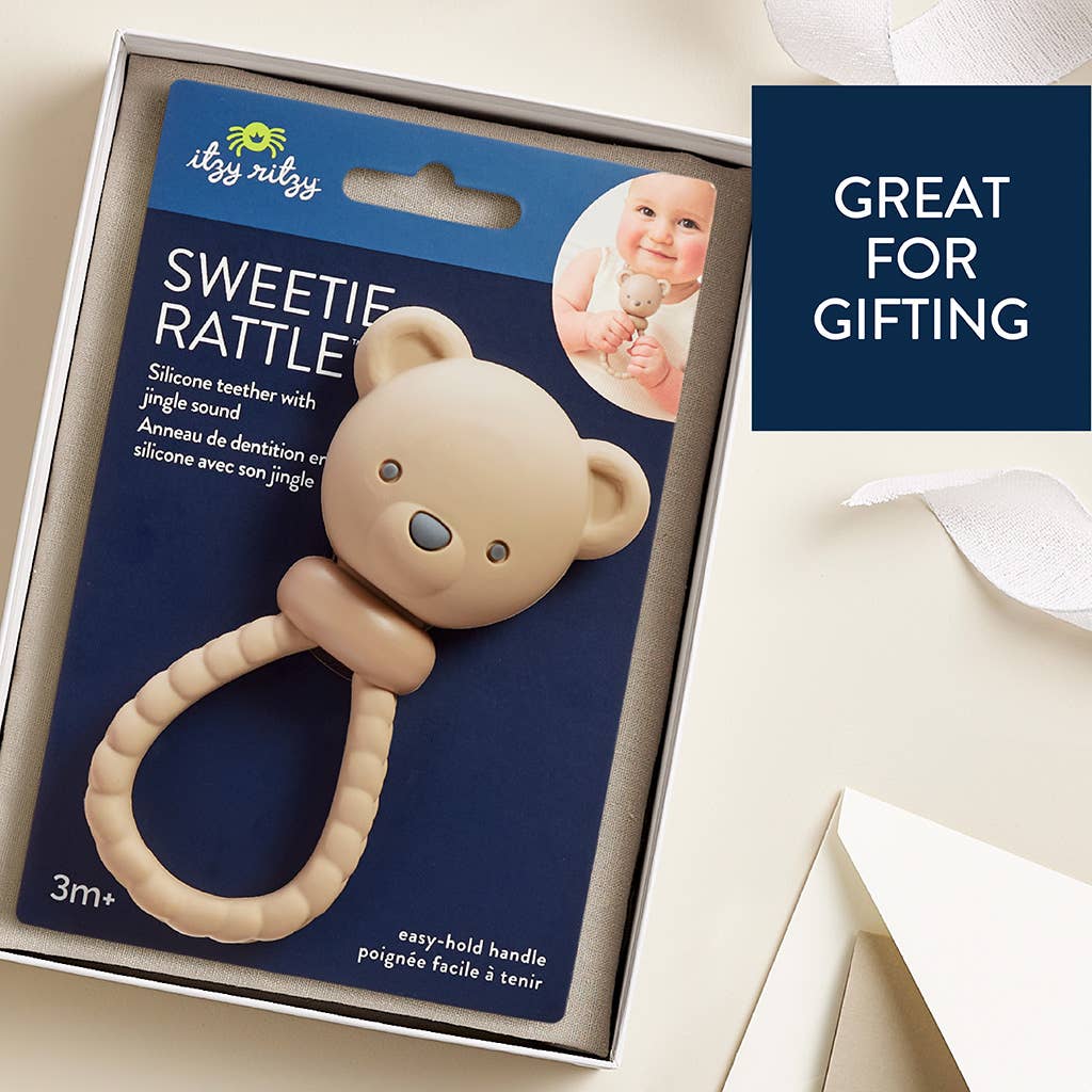 Bear Sweetie Rattle™ Pacifiers & Teethers Itzy Ritzy