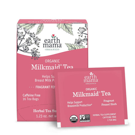Organic Milkmaid® Tea Products for Mom Earth Mama Organics