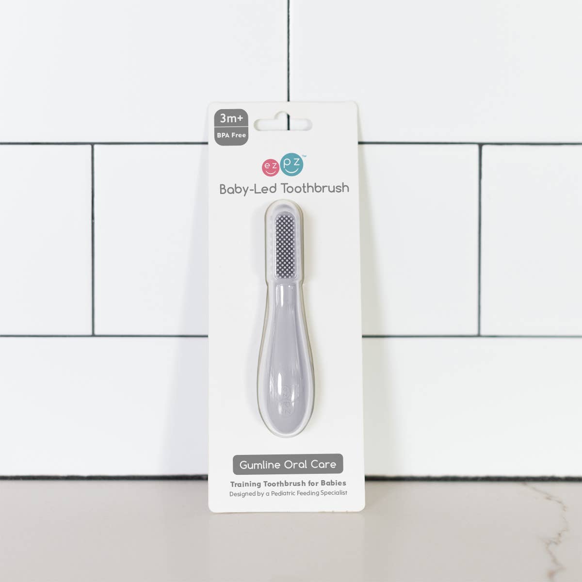 Baby-Led™ Toothbrush (Baby 3+ months) Pacifiers & Teethers ezpz